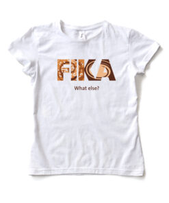 White T-shirt Woman – Tasty Fika design