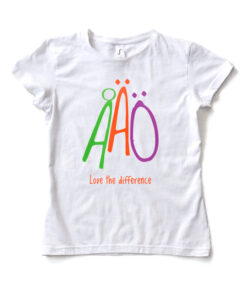 White T-shirt Woman – Love the difference design