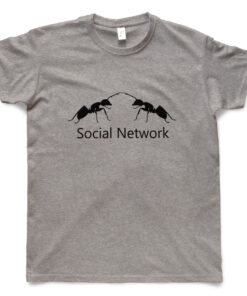 Grey T-shirt Man – Social network design