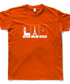 Orange T shirt Man – Cheeky Västerås design