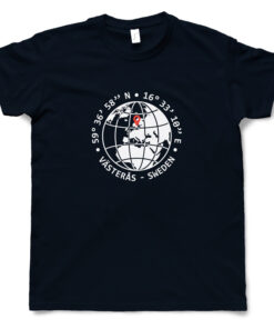 Navy blue T-shirt Man – Västerås GPS design