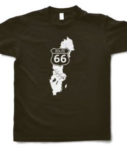 Green Army T-shirt Man - Route 66 design