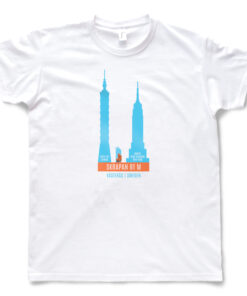 Vit T-shirt Man - Skrapan rolig design