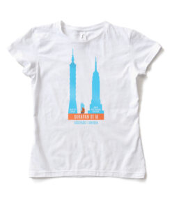 White T-shirt Woman – Skrapan funny design