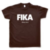 brown chocolate man fika t-shirt
